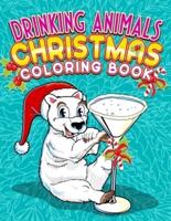 Drinking Animals Christmas Coloring Book