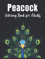 Peacock Coloring Book for Adults