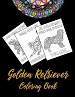 Golden Retriever Coloring Book