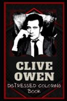Clive Owen Distressed Coloring Book