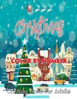 Christmas Color By Number Coloring Book For Adults