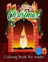 Merry Christmas Color By Number Coloring Book For Adults