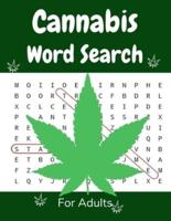 Cannabis Word Search For Adults