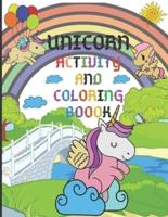 Unicorn Activity and Coloring Book