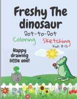 Freshy The Dinosaur - Dot-To-Dot/Coloring/sketching