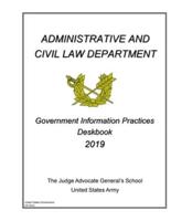 Government Information Practices Deskbook 2019