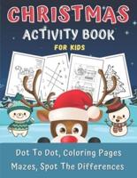 Christmas Activity Book For Kids