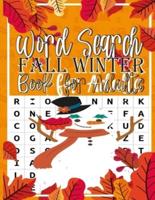 Word Search Fall Winter Book for Adults