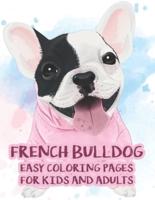 French Bulldog Easy Coloring Pages For Kids And Adults