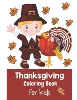 Thanksagiving Coloring Book For Kids