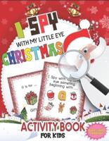 I Spy With My Little Eye Christmas Activity Book For Kids
