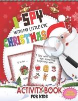 I Spy With My Little Eye Christmas Activity Book For Kids