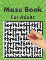 Maze Book For Adults