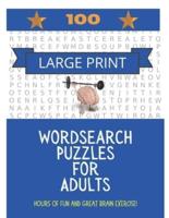 100 Large Print Word Search Puzzles For Adults