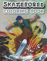 Skateboard Coloring Book