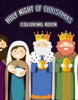 Holy Christmas Night Coloring Book