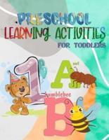 Preschool Learning Activities For Toddlers