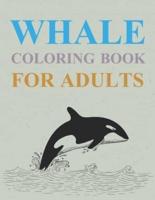 Whales Coloring Book For Adults