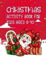 Christmas Activity Book Kids Ages 6-10