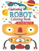 Captivating Robot Coloring Book for Kids