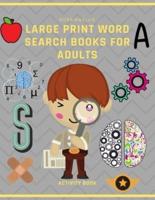 Large Print Word Search Books for Adults