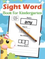 Sight Word Book For Kindergarten