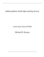 Indium Gallium Nitride Light Emitting Devices