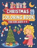 Christmas Coloring Book for Kids Ages 4-8