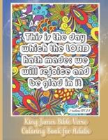 King James Bible Verse Coloring Book for Adults