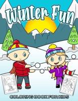 Winter Fun Coloring Book for Kids