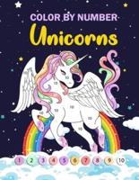 Color by Number Unicorns