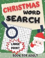 Christmas Word Search Book for Adult Large Print