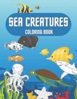 Sea Creatures Coloring Book