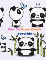 How To Draw Panda For Kids