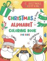 Christmas Alphabet Coloring Book for Kids