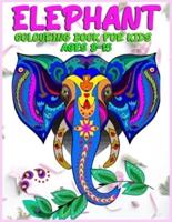 Elephant Colouring Book For Kids Ages 8-15