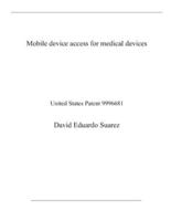 Mobile Device Access for Medical Devices