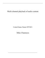 Multi-Channel Playback of Audio Content