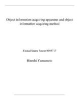 Object Information Acquiring Apparatus and Object Information Acquiring Method