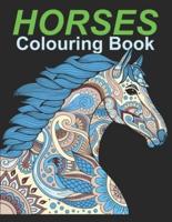 HORSES Colouring Book
