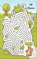 Jumbo Illustrated Mazes Workbook For Kids Ages 8-12 (Travel Size Maze Book): Funny Logical Maze Puzzle Book For Kids Ages 8-12 Years