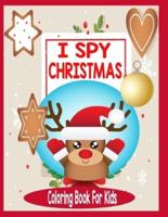 I Spy Christmas Coloring Book for Kids