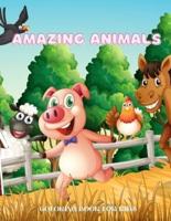 Amazing Animals - COLORING BOOK FOR KIDS