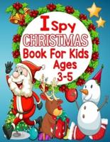 I Spy Christmas Book for Kids Age 3-5