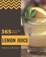 365 Homemade Lemon Juice Recipes