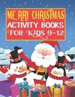 Merry Christmas Activity Books For Kids 9-12