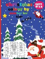 Christmas Colour by Nomber for Kids Ages 8-12