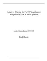 Adaptive Filtering for FMCW Interference Mitigation in PMCW Radar Systems