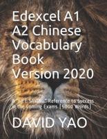 Edexcel A1 A2 Chinese Vocabulary Book Version 2020