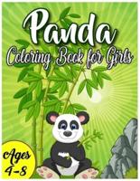Panda Coloring Book For Girls Ages 4-8